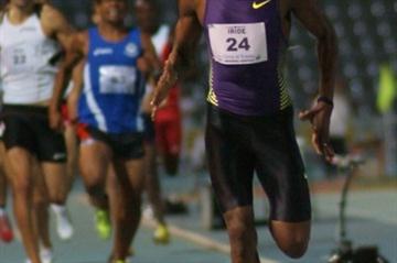 Abubaker Kaki en route to his 1:43.48 in Turin (Lorenzo Sampaolo)