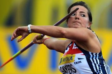 Goldie Sayers throwing in Crystal Palace (Mark Shearman)