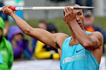 Damian Warner at the 2013 hypo Meeting in Gotzis (PHOTO PLOHE)