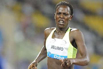 Pamela Jelimo wins the 800m at the 2012 Samsung Diamond League in Doha (Jiro Mochizuki)