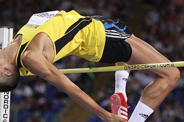 Robbie Grabarz improves to 2.33m in Rome (Giancarlo Colombo)
