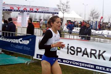 Rosa Morato winner of the 2007 European Clubs XC in Istanbul (Pat Butcher)
