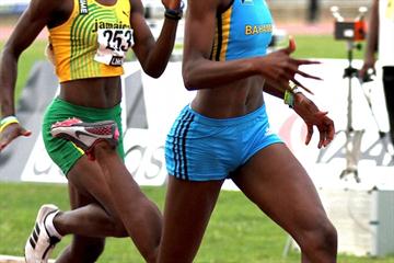 Anthonique Strachan adds the 200m title to her 100m triumph in Montego Bay (Dean Greenaway)