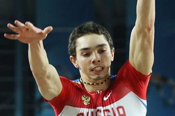 Aleksander Menkov of Russia competes in the Men's Long Jump qualification during day one - WIC Istanbul (Getty Images)