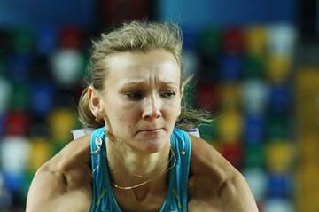 Olga Rypakova of Kazhakhstan competes in the Women's Triple Jump qualification Day One WIC Istanbul (Getty Images)