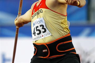 Till Wöschler's winning throw of 82.52m takes him to equal fourth on the world junior all time list (Getty Images)