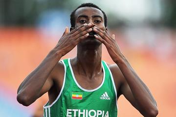 Ethiopian distance runner Yomif Kejelcha (Getty Images)