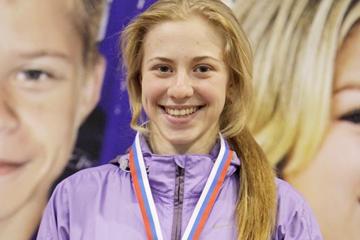 Russian sprinter Kristina Sivkova (Russian Athletics)
