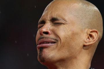 Tears of Joy for the newly crowned Olympic champion Felix Sanchez (Getty Images)