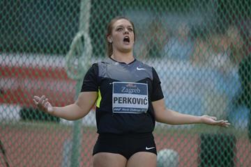 Olympic champion Sandra Perkovic, reigning at home in Zagreb (Cropix)