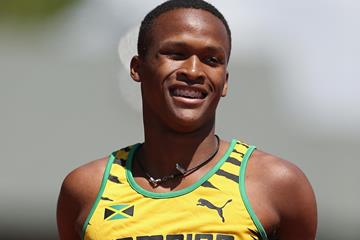 Jamaican hurdler Jaheel Hyde (Getty Images)