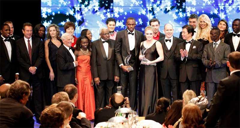 Each year the Foundation, together with the IAAF, organises in Monaco the "World Athletics Gala" aimed at celebrating the world’s greatest athletes of past and present (Getty images)