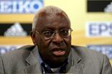 Lamine Diack at the IAAF Press Conference, Fundacíon Caixa Galicia, La Coruña (Getty Images)