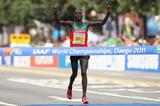 Abel Kirui of Kenya wins the Marathon World Championships gold medal in Daegu (Getty Images)