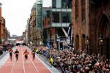 Wallace Spearmon wins the 150m in Manchester in 14.87 (Getty Images)