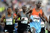 Asbel Kiprop on his way to victory in the Mile at the Oslo Diamond League (Mark Shearman)