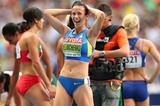 Hanna Melnychenko in the womens Heptathlon at the IAAF World Athletics Championships Moscow 2013 (Getty Images)