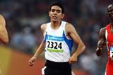 Mohammad Al-Azemi in the Beijing Olympic 800m heats (Getty Images)