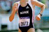 Kjersti Plätzer - winning the Olympic 20km Race Walk silver in 2000 (Getty Images)