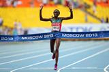 Edna Kiplagat in the women's Marathon at the IAAF World Athletics Championships Moscow 2013 (Getty Images)