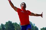 Mexican long jumper Luis Rivera at the 2013 Mt SAC Relays (Randy Miyazaki / trackandfieldphoto.com)