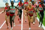 Tirunesh Dibaba of Ethiopia wins the 5000m final (Getty Images)