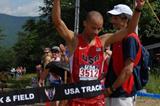 USA's Joe Gray wins the 2013 NACAC Mountain Running Championships (Nancy Hobbs)