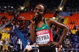 Milcah Chemos in the womens 3000m SC at the IAAF World Championships Moscow 2013 (Getty Images)