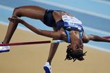 Chaunte Howard Lowe of the United States competes in the Women's High Jump qualification during day one (Getty Images)