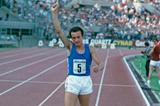 Pietro Mennea celebrates his victory in front of a home crowd at the 1979 European Cup (Getty Images)