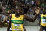 Usain Bolt of Jamaica wins the men's 200 metres final ahead of Walter Dix of the United States  (Getty Images)