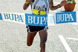 Zersenay Tadesse winning the 2005 BUPA Great North Run (Mark Shearman)