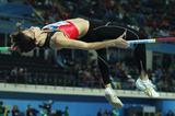 Tia Hellebaut of Belgium competes in the Women's High Jump qualification during day one -WIC Istanbul (Getty Images)