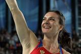 Elena Isinbaeva of Russia celebrates as she wins gold in the Women’s Pole Vault Final during day three - WIC Istanbul (Getty Images)