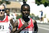 Kenya’s Isabella Ochichi running in the Carlsbad 5km (14:53). (Victah Sailer)
