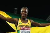  Veronica Campbell-Brown of Jamaica celebrates winning the women's 200 metres final  (Getty Images)