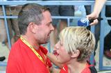 Christina Obergfoll and boyfriend Boris Henry at the IAAF World Championships Moscow 2013 (Getty Images)