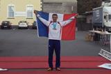 Erik Clavery after winning the 2011 IAU Trail World Championships (IAU)
