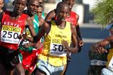Leading pack in action (IAAF)