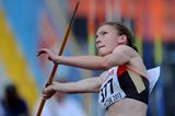 Germany's Celina Leffler in the heptathlon javelin at the 2013 World Youth Championships (Getty Images)
