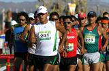 Eder Sanchez (201) leads the 20K field in Chihuahua (Organisers)
