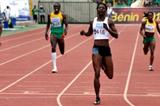 Amantle Montsho defends her African 400m title in Porto-Novo (Yomi Omogbeja/AthleticsAfrica.Com)