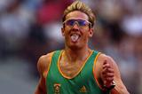 Llewelyn Herbert in the 400m Hurdles heats (Getty Images)