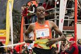 Ethiopia's Muktar Edris winning the 2013 Media Blenio 10km  (Organisers - Daniela Salmina)
