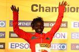 Mary Keitany celebrates her win in Birmingham (Getty Images)