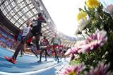 Action shot in the mens 1500m at the IAAF World Championships Moscow 2013 (Getty Images)