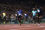 100m victory on the dip for Gatlin over Bolt in Rome (Giancarlo Colombo)