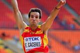 Eusebio Caceres at the IAAF World Championships Moscow 2013 (Getty Images)