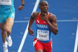 Panama's Alonso Edward wins his heat of the men's 200m heats in Berlin (Getty Images)