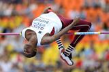 Mutaz Essa Barshim in the mens High Jump qualifications at the IAAF World Athletics Championships Moscow 2013 (Getty Images)
